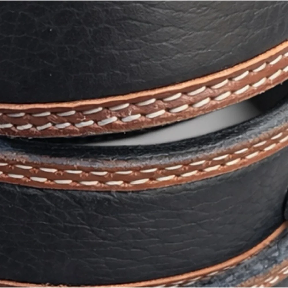 Dallas Cowboys Leather Belt NFL Western Style Concho Logo Black Brown size 38